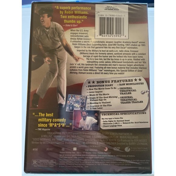 Good Morning Vietnam Movie DVD Special Edition Actor Robin Williams - Picture 2 of 4